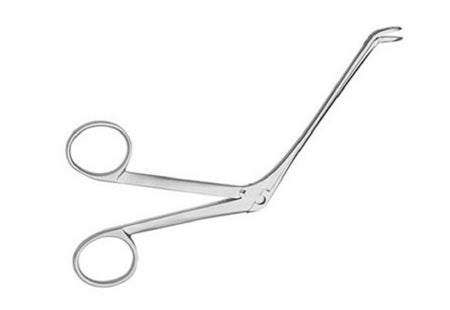 V. Mueller Nasal Forceps Blakesley 7 Inch Length Upturned 45 degree, No. 1. Cup 11mm x 4mm wide - M-800557-4136 - Each