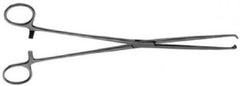 V. Mueller Dressing Forceps V. Mueller® Gerald 10 Inch Length Surgical Grade Stainless Steel NonSterile NonLocking Thumb Handle Straight 1mm Wide Cross Serrated Tips - M-913771-3549 - Each