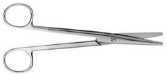 V. Mueller Dissecting Scissors Vital® Mayo 6-3/4 Inch Length Surgical Grade Stainless Steel / Tungsten Carbide NonSterile Finger Ring Handle Curved Blunt Tip / Blunt Tip - M-800625-2114 - Each