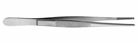 V. Mueller Tissue Forceps 6 Inch Length Surgical Grade Stainless Steel Serrated 1 X 2 Teeth - M-800632-1414 - Each