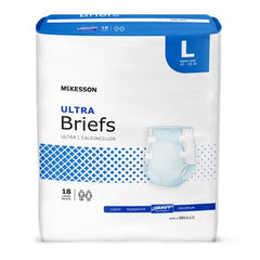 Unisex Adult Incontinence Brief McKesson Ultra Large Disposable Heavy Absorbency - M-800831-4355 - Case of 4