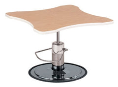Fabrication Enterprises Patient Work Table Laminate Top 36 X 36 Inch Wood Grain Finish