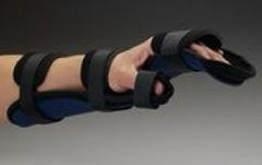 Patterson Medical Supply Functional Resting Hand Orthosis Rolyan® Kydex Kydex® / Volara® Right Hand Black Large