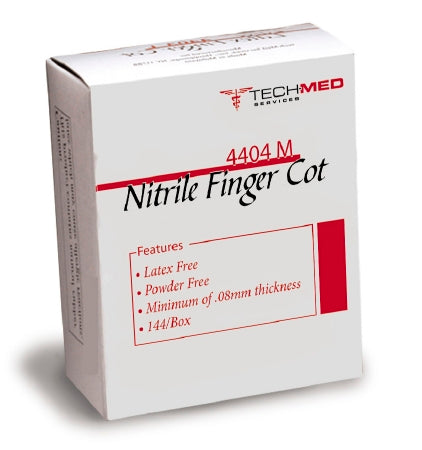 Dukal Finger Cot X-Large 2-1/2 Inch Length Powder Free Nitrile NonSterile - M-801162-1462 - Box of 144