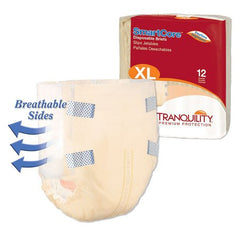 Principle Business Enterprises Unisex Adult Incontinence Brief Tranquility SmartCore™ X-Large Disposable Heavy Absorbency - M-801663-4831 - Pack of 12