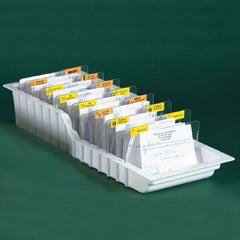 Apothecary Products Triage Tray 8 X 19-3/4 X 2 to 3-1/2 Inch