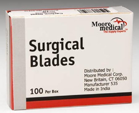 Surgical Blade McKesson Stainless Steel No. 15 NonSterile Disposable - M-801900-1754 - Box of 100