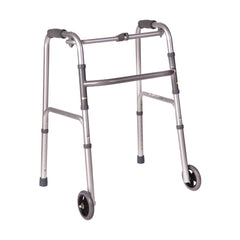 DMI Lightweight Aluminum Folding Walker with Single Release AM-802-1017-0645
