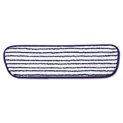 Lagasse Wet Finish Mop Pad Rubbermaid® Commercial Blue / White Microfiber Reusable - M-802152-2673 - Case of 6