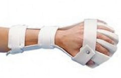 Patterson Medical Supply Anti-Spasticity Ball Splint Rolyan® Standard Version Preformed / Volar Side Thermoplastic Left Hand Beige Medium