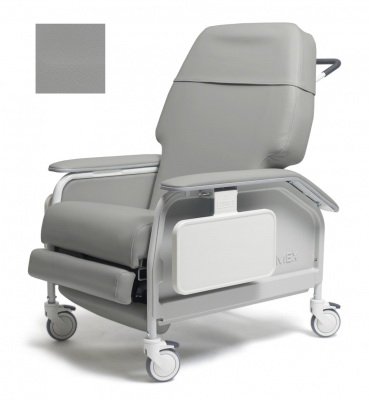 Graham-Field Extra-Wide Clinical Care Recliner Lumex® Dove Four Tente® Swivel Caster, Three Locking Caster