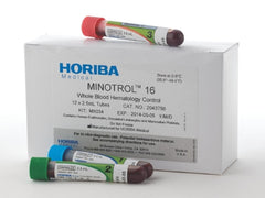 Horiba Hematology Control Kit Minotrol™ 16 with QC CD 3 Levels 12 X 2.5 mL