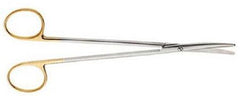 V. Mueller Dissecting Scissors Vital® Metzenbaum-Nelson 11 Inch Length Surgical Grade Stainless Steel / Tungsten Carbide NonSterile Finger Ring Handle Curved Blunt Tip / Blunt Tip - M-802482-1314 - Each