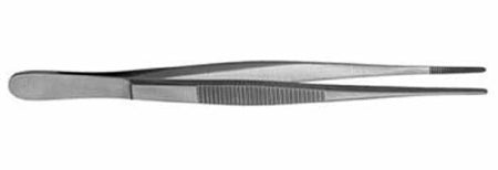 V. Mueller Dressing Forceps 10 Inch Length Surgical Grade Stainless Steel Serrated - M-802493-4683 - Each