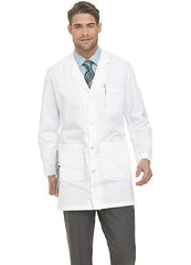 Landau Uniforms Lab Coat White Size 48 / Tall Mid Length Reusable