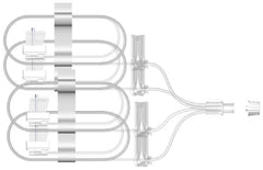 EMED Technologies Subcutaneous Infusion Set SAF-Q™ 27 Gauge X 4 12 mm 36 Inch Tubing Without Port - M-802862-3798 - Box of 10
