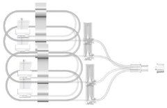 EMED Technologies Subcutaneous Infusion Set Sub-Q 27 Gauge X 4 12 mm 36 Inch Tubing Without Port - M-802889-2848 - Box of 10