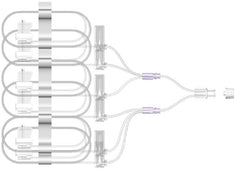 EMED Technologies Subcutaneous Infusion Set Sub-Q 27 Gauge X 6 6 mm 36 Inch Tubing Without Port - M-802895-2549 - Box of 10