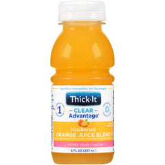 Kent Precision Foods Thickened Beverage Thick-It® Clear Advantage® 8 oz. Bottle Orange Flavor Ready to Use Nectar Consistency