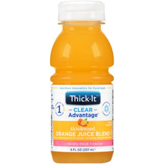 Kent Precision Foods Thickened Beverage Thick-It® Clear Advantage® 8 oz. Bottle Orange Flavor Ready to Use Nectar Consistency