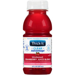 Kent Precision Foods Thickened Beverage Thick-It® Clear Advantage® 8 oz. Bottle Cranberry Flavor Ready to Use Nectar Consistency