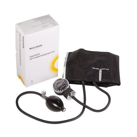 Aneroid Sphygmomanometer with Cuff McKesson LUMEON™ 2-Tube Pocket Size Hand Held Adult Medium Cuff