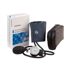 Aneroid Sphygmomanometer with Cuff McKesson Brand 2-Tube Pocket Size Hand Held Small Adult / Child Small Cuff