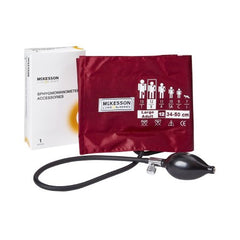 Blood Pressure Cuff and Bulb McKesson LUMEON™ Adult Arm Large Cuff 34 - 50 cm Nylon Cuff