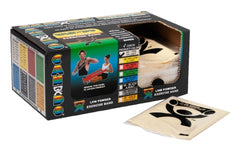 Fabrication Enterprises Exercise Resistance Band CanDo® Low Powder Tan 5 Inch X 4 Foot 2X-Light Resistance