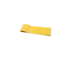 Fabrication Enterprises Exercise Resistance Band Loop CanDo® Low Powder Yellow 3 X 10 Inch X-Light Resistance
