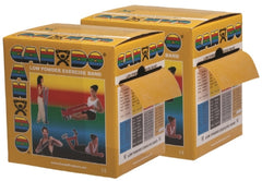 Fabrication Enterprises Exercise Resistance Band CanDo® Low Powder Gold 5 Inch X 50 Yard 3X-Heavy Resistance