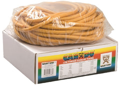 Fabrication Enterprises Exercise Resistance Tubing CanDo® Low Powder Gold 100 Foot Length 3X-Heavy Resistance
