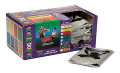 Fabrication Enterprises Exercise Resistance Band CanDo® Silver 5 Inch X 4 Foot 2X-Heavy Resistance