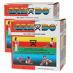 Fabrication Enterprises Exercise Resistance Band CanDo® Red 5 Inch X 50 Yard Light Resistance