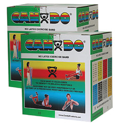 Fabrication Enterprises Exercise Resistance Band CanDo® Green 5 Inch X 50 Yard Medium Resistance
