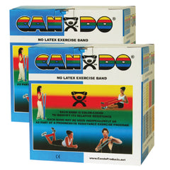 Fabrication Enterprises Exercise Resistance Band CanDo® Blue 5 Inch X 50 Yard Heavy Resistance