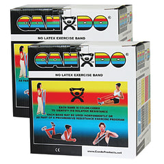 Fabrication Enterprises Exercise Resistance Band CanDo® Black 5 Inch X 50 Yard X-Heavy Resistance