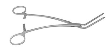 V. Mueller Tissue Forceps DeBakey 8-1/4 Inch Length Curved shanks. Jaws angled 60 degree - M-803489-1190 - Each