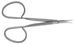 V. Mueller Tenotomy Scissors V. Mueller® Stevens 4 Inch Length Surgical Grade Stainless Steel NonSterile Ribbon Style Finger Ring Handle Straight Blunt Tip / Blunt Tip - M-803641-4851 - Each