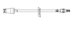 ICU Medical Extension Set 7 Inch Tubing 1 Port 0.68 mL Priming Volume DEHP-Free - M-803734-2858 - Case of 50