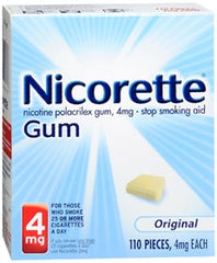 Glaxo Smith Kline Stop Smoking Aid Nicorette® 4 mg Strength Gum