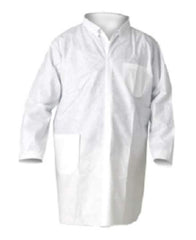 Kimberly Clark Lab Coat KleenGuard™ A20 White Large Knee Length Disposable