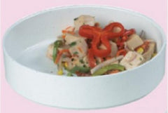 Patterson Medical Supply High-Side Dish Sammons Preston Light Gray Reusable Plastic 7-1/4 Inch Diameter