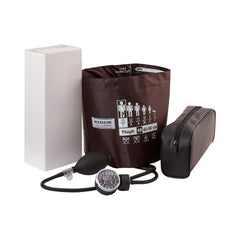 Aneroid Sphygmomanometer with Cuff McKesson LUMEON™ 2-Tube Pocket Size Hand Held Adult Large Cuff