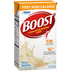 Nestle Healthcare Nutrition Oral Supplement Boost® Very High Calorie Very Vanilla Flavor Ready to Use 8 oz. Carton