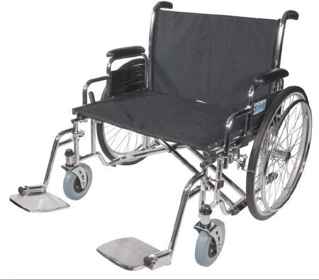 Drive Medical Bariatric Wheelchair drive™ Sentra EC Full Length Arm Removable Padded Arm Style Black Upholstery 28 Inch Seat Width 700 lbs. Weight Capacity