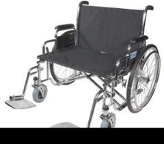 Drive Medical Bariatric Wheelchair drive™ Sentra EC Extra Wide Full Length Arm Removable Padded Arm Style Black Upholstery 30 Inch Seat Width 700 lbs. Weight Capacity