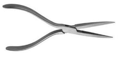 V. Mueller Flat Nose Pliers V. Mueller 7 Inch Stainless Steel Delicate Jaws Taper to 2 mm - M-804386-2490 - Each