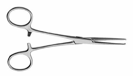 V. Mueller Artery Forceps Kocher 5-1/2 Inch Length Mid Grade Stainless Steel Curved 1 X 2 Teeth - M-804407-4804 - Each