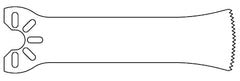 Stryker Saw Blade Precision™ Sagittal Saw Blade 0.38 Thickness X 13 Cut Edge X 34.5 mm Cut Depth - M-804592-4688 - Each